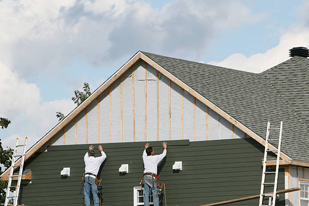 Professional Siding Repair technician working in East Flat Rock, NC